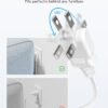 10FT 2 Prong Power Strip, Yozisital 2 Prong to 3 Prong Outlet Adapter, Flat Extension Cord, Charging Station with Rotating Plug, 6 Outlets 4 USB(2... 10FT 2 Prong Power Strip, Yozisital 2 Prong to 3 Prong Outlet Adapter, Flat Extension Cord, Charging Station with Rotating Plug, 6 Outlets 4 USB(2...