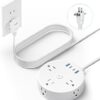 10FT 2 Prong Power Strip, Yozisital 2 Prong to 3 Prong Outlet Adapter, Flat Extension Cord, Charging Station with Rotating Plug, 6 Outlets 4 USB(2... 10FT 2 Prong Power Strip, Yozisital 2 Prong to 3 Prong Outlet Adapter, Flat Extension Cord, Charging Station with Rotating Plug, 6 Outlets 4 USB(2...