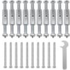 10Pcs 86 Type Wall Box Repair Tool Electrical Light Switch Socket Junction Stash Bottom Boxes Repairer Cassette Embedded Installation Maintenance... 10Pcs 86 Type Wall Box Repair Tool Electrical Light Switch Socket Junction Stash Bottom Boxes Repairer Cassette Embedded Installation Maintenance...