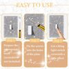 (1PCS) Bling Silver Rhinestone Light Switch Cover Shiny Crystal Sparkle Wall Plate Cover