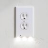 2 Pack - Wall Plate Night Light - Hello Light - LED Night Lights Built Into Electrical Outlet Wall Plates - Turn NightLight On/Off Automatically...
