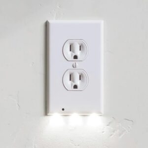 2 Pack - Wall Plate Night Light - Hello Light - LED Night Lights Built Into Electrical Outlet Wall Plates - Turn NightLight On/Off Automatically... 2 Pack - Wall Plate Night Light - Hello Light - LED Night Lights Built Into Electrical Outlet Wall Plates - Turn NightLight On/Off Automatically...