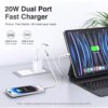 4 Pack USB C Charger Block,20W USB-C & USB-A Port Charger,for i Phone 17/16/15/14/13/12/11/X/8, i Pad and More 4 Pack USB C Charger Block,20W USB-C & USB-A Port Charger,for i Phone 17/16/15/14/13/12/11/X/8, i Pad and More