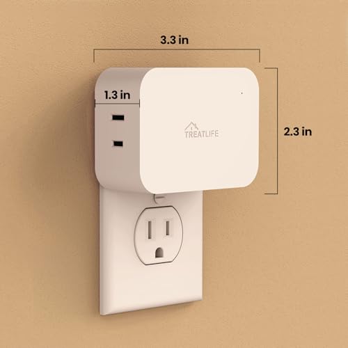 Alexa Smart Dimmer Plug, Treatlife Plug-in Lamp Dimmer Switch for Dimmable LED, CFL, Halogen and Incandescent Bulbs, Lamps, String Lights, Max...