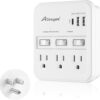 Alitayee wall Outlet Extender Surge Protector, USB Power Strips with Individual Switches and 15.5W Type-C Fast Charging Ports for Cell...