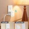 DEWENWILS Remote Control Outlet Wireless Wall Switch, 15A/1875W Wireless Light Switch, Remote Plug Outlet for Lamps, Fans, Household Appliance, 100...