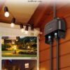 EIGHTREE Outdoor Smart Plug Waterproof IP44, Smart Outlet Plug with 2 Independently Controlled Outlets, Compatible with Alexa and Google Assistant,...
