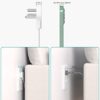 Flat Plug Power Strip, Ultra Thin Flat Extension Cord - Addtam 12 Outlet 3 Sides Multiple Outlets, 5Ft, 1050J Surge Protector, Wall Mount, Desk...