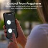 Geeni Outdoor Duo Wi-Fi Smart Plug | 2 Weatherproof Outlets, Compatible with Alexa & Google Assistant | Wireless Remote Control & Timer for Holiday...