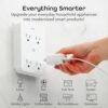 Geeni Smart Wi-Fi 4 Outlet Plug with Surge Protection - Compatible with Alexa & Google Home, White: 1-Pack