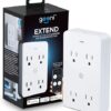 Geeni Smart Wi-Fi 4 Outlet Plug with Surge Protection - Compatible with Alexa & Google Home, White: 1-Pack