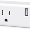 Geeni Switch + Charge Multi Port Smart Wi-Fi Plug with 2 USB Ports, Energy Saving Outlet with App Control, Compatible with Alexa and Google Home
