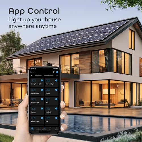 Geeni Switch + Charge Multi Port Smart Wi-Fi Plug with 2 USB Ports, Energy Saving Outlet with App Control, Compatible with Alexa and Google Home