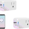 Jinvoo Matter Smart Plug, Wireless Plug, Smart Socket, Alexa Socket, Compatible with Apple Home, Alexa, Google, and SmartThingss SSmart Home...