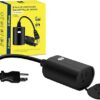 Minoston Zwave Outlet Plug, 800 Series Outdoor Z-Wave LR Smart Plug, On/Off Switch, Z Wave Hub Required, IP65 Weather-Resistant Waterproof,...