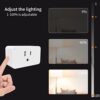 New One Smart Dimmer Plug, 2.4G Wi-Fi Dimmable Smart Plug, 2-Way Switch, Voice Control, White