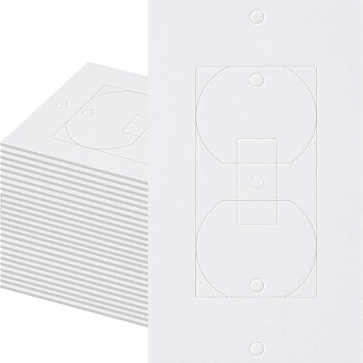 Outlet Insulators Draft Sealers, 30 Pack Electrical Outlet Insulation Pads, EVA Foam Gasket for Wall, Light, Switch Socket Cover Compatible with...