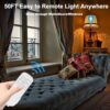 Remote Control Light Socket,Wireless Light Switch Kit with Timer,E26 E27 Bulb Lamp Holder with Remote Control,No Wiring Wall Mounted Controller...