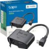 TP-Link Tapo Matter Outdoor Smart Plug, 2 Individual Outlets, IP65 Weather Resistance, Works with Apple Home, Alexa, Google Home, Long Wi-Fi Range,...