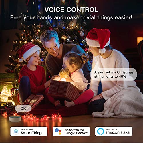 TREATLIFE Smart Dimmer Plug Outdoor Smart Plug Works with Alexa and Google Home, Light Dimmer APP Remote Control, Max Power 400W, IP44 for Dimmable...