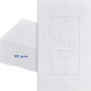 Wall Insulation Outlet Insulators Draft Sealers, 30 Pack Electrical Outlet Insulation Pads, EVA Foam Gasket for Wall, Light, Switch Socket Cover...