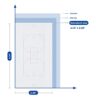 Wall Insulation Outlet Insulators Draft Sealers, 30 Pack Electrical Outlet Insulation Pads, EVA Foam Gasket for Wall, Light, Switch Socket Cover...