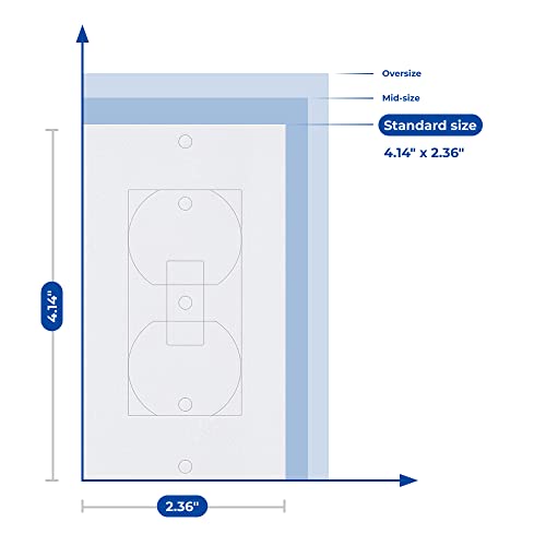 Wall Insulation Outlet Insulators Draft Sealers, 30 Pack Electrical Outlet Insulation Pads, EVA Foam Gasket for Wall, Light, Switch Socket Cover...