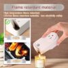 ZORZA 4Pcs Motion Sensor Switch Plug in Motion Sensor Light Socket 120V/60HZ Input 120 Degrees Sensing Range